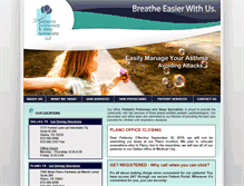 Tablet Screenshot of pediatricpulmonary.com